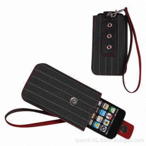 Genuine Leather Cases for iPhone 4 5, Fitted Case Pouch, OEM Orders Accepted